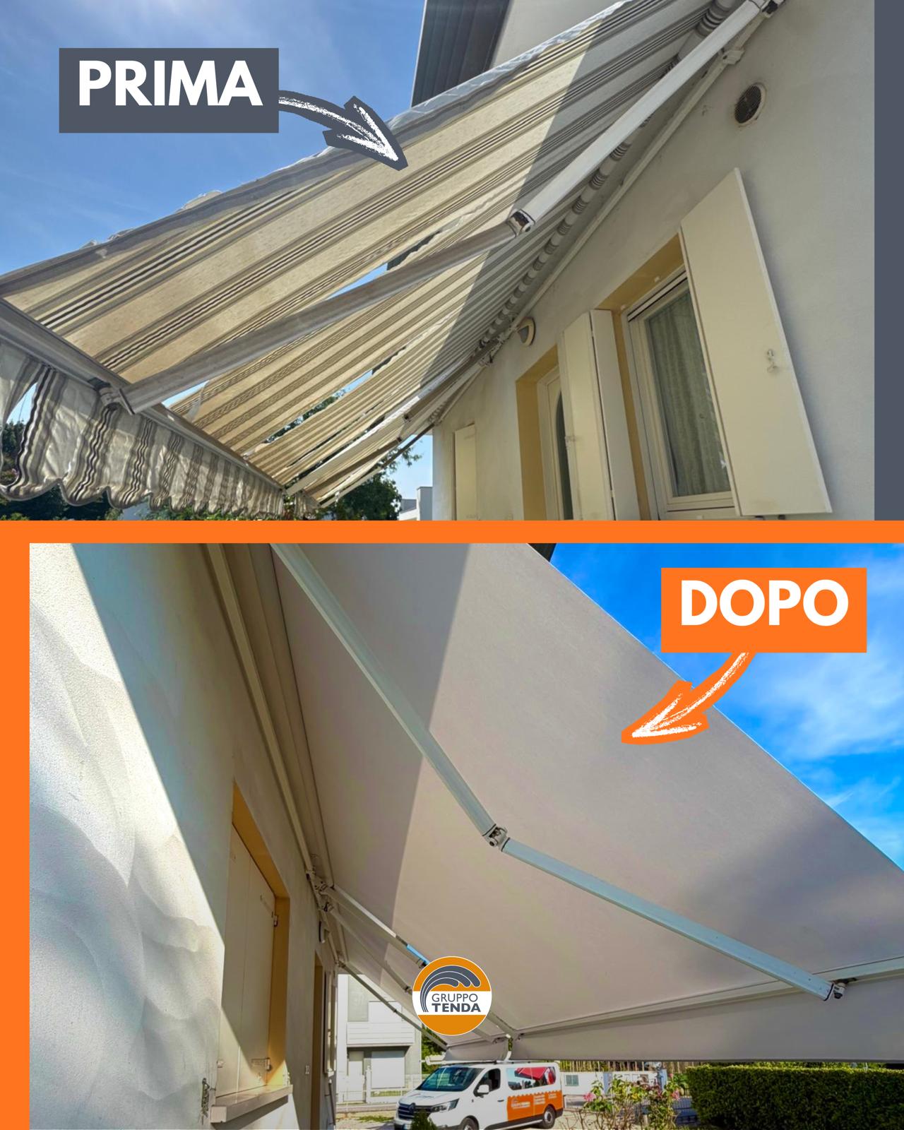 Cambio Telo Prima E Dopo